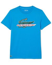 Lacoste - T-shirt T-SHIRT HOMME SPORT REGULAR FIT EN COTON BIOLOGIQUE - Lyst