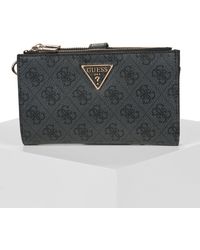 Guess - Portefeuille LAUREL II SLG DBL ZIP ORGNZR - Lyst