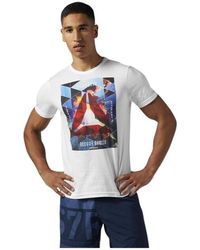 Reebok - T-Shirt Korte Mouw Exploding Delta - Lyst