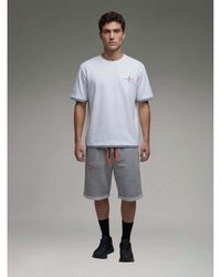 saē paris - T-shirt T-shirt Era blanc / rayures bleues - Lyst