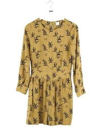 Des Petits Hauts - Robe Courte Combishort Camel - Lyst