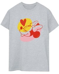 Disney - T-shirt Minnie Mouse Tongue Heart - Lyst