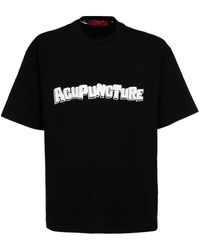 Acupuncture - T-shirt T-shirt sur noir - Lyst