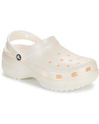 Crocs™ - Klompen Classic Platform Glitter Clogw - Lyst