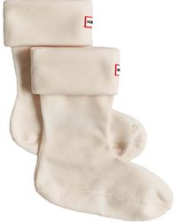 HUNTER - Chaussettes Fleece Short Boot Sock - Lyst