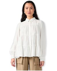 Y.A.S - Blouses YAS Noos Pala Shirt - White - Lyst