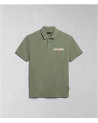 Napapijri - T-shirt E-AYLMER NP0A4HTN-GAE GREEN LIVHEN - Lyst