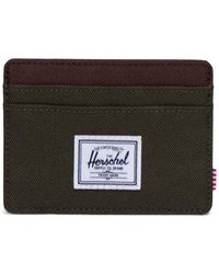Herschel Supply Co. - Portefeuille Carteira Charlie Cardholder Ivy Green/Chicory Coffee - Lyst