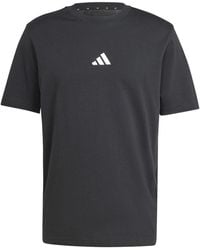 adidas - T-Shirt Jersey Petit Logo Essentials - Lyst