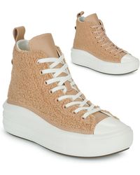 Converse Sneakers Chuck Taylor All Star Pailletten in het Metallic | Lyst NL