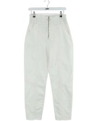 Ba&sh - Jeans Mom Jean Droit En Coton Écru - Lyst