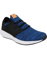 New Balance Leder Herren Fresh Foam Cruz V2 Knit Sneaker, 43 EU in Blau für  Herren - Lyst