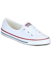 Converse - Lage Sneakers Ballet Lace Chuck Taylor All Star Slip - Lyst