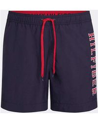 Tommy Hilfiger Badeshorts UM0UM01470 MEDIUM DRAWSTRING - Blau