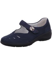 Femme Chaussures Chaussures plates Ballerines et chaussures plates Chaussures Waldläufer en coloris Bleu 