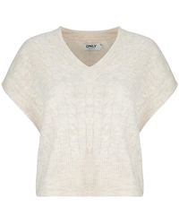 ONLY - Trui Onlmelody Vest Knt - Lyst