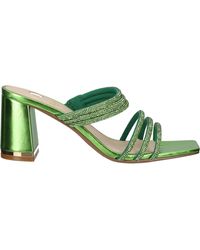 La Strada - Sandales À Talon Mules - Lyst