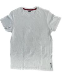 Schott Nyc - T-shirt - T-shirt manches courtes - blanc - Lyst