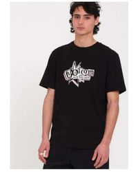 Volcom - T-shirt Camiseta V Entertainment Basic Black - Lyst