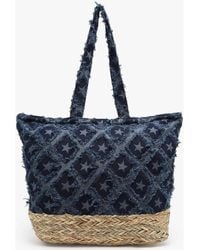Miniprix - Sac a main Sac porté épaule Saint barth coton SAINT BARTH 069-0000B475 - Lyst