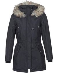 ONLY Parka Jas Onliris - Blauw