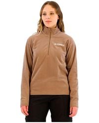 adidas - Veste Veste Multi Essentials Demi-Zip 100% Polyester Recyclé - Lyst