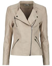 ONLY - Leren Jas Onlava - Lyst