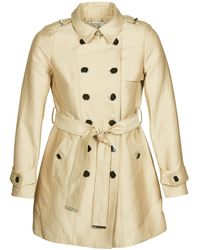 Morgan Trenchcoat Groove - Naturel