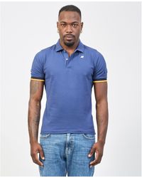 K-Way - T-shirt Polo Vincent de en piqué de coton - Lyst