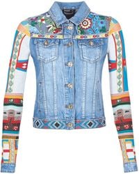 Blousons en jean Desigual pour femme - Jusqu'à -47 % sur Lyst.fr