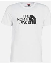 The North Face - T-shirt T-SHIRT Easy blanc - Lyst