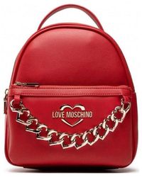Dames Tassen voor voor Rugzakken voor Love Moschino Rugzak Rosso Bag in het Rood 