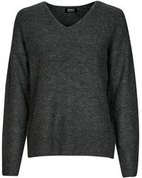 ONLY - Trui Onlcamilla V-neck L/s Pullover Knt Noos - Lyst