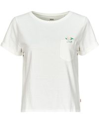 Levi's - T-shirt GR MARGOT POCKET TEE - Lyst