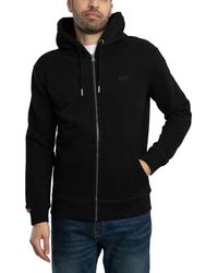 Superdry - Sweat-shirt Sweat à capuche zippé avec logo essentiel - Lyst