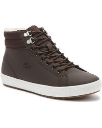 lacoste leather boots