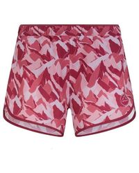 La Sportiva - Short Shorts Timing Red Plum/Blush - Lyst