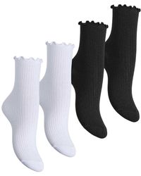 Pieces - Chaussettes Afia - Lyst