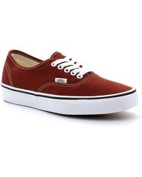 Vans - Baskets Basses Chaussures Basses À Lacets Pour Adulte Authentic - Lyst