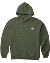 Etnies - Sweat-shirt TEAM EMBROIDERY WASH HOODIE MILITARY - Lyst