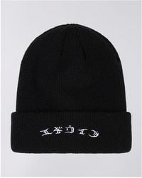 Edwin - Chapeau I034123 GOTHIC BEANIE-BLACK - Lyst