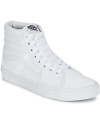 white vans shoes high tops