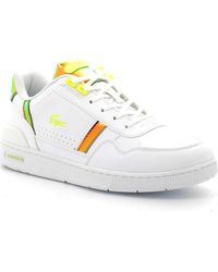 Chaussures sneakers croco scratch Lacoste pour homme en coloris Blanc | Lyst