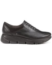 Fluchos Nette Schoenen Schoenen F1181 Havana Esla in het Zwart laarzen Dames Schoenen voor voor Platte schoenen voor Veterschoenen en 