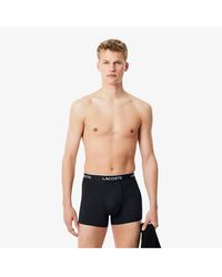 Lacoste - Caleçons Lot De 3 Boxers Homme Microfibre - Lyst