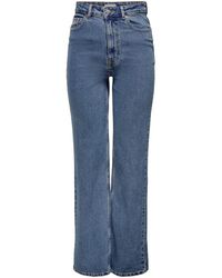 ONLY - Jeans ONLCAMILLE LIFE EX HW WIDE DNM NOOS 15235595 - Lyst