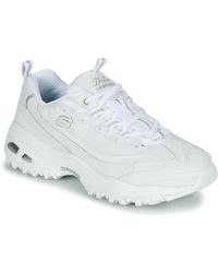 Skechers - D'LITES femmes Chaussures en blanc - Lyst