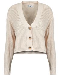 ONLY - Vest Onlcarol Nice L/S Cardigan - Lyst