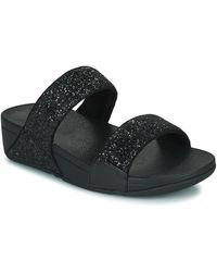 Fitflop - Pantoffeln lulu slide - glitter - Lyst