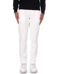 Trousers Jacob Cohen pour homme en coloris Jaune élégants et chinos Pantalons casual Homme Vêtements Pantalons décontractés 
